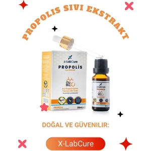 Propolis Sıvı Ekstrakt, 20ml, Alkolsüz, Gimdes Helal