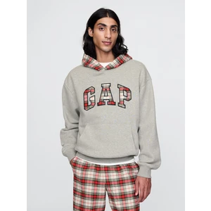 Erkek Gri Gap Logo Vintage Soft Sweatshirt
