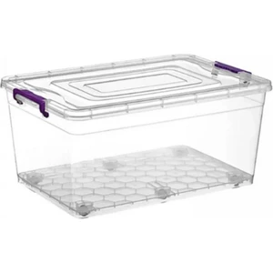 Saklama Kutusu Tekerlekli Oyuncak Kutusu Kilitli Saklama Kabı 40 Lt