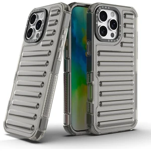 IPhone 15 Pro Max Kılıfı, Ağır Hizmet Tipi Darbeye Dayanıklı Korumalı Telefon Kılıfları, Düşmeye Karşı Korumalı, Üç Katmanlı Şeffaf Koruyucu Kılıf IPhone 15 Pro Max ile Uyumlu (Yurt Dışından)