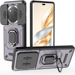 Huawei Honor X9C Kılıf, [tam Kamera Koruması] [360° Dönebilen Destek Halkası] Askeri Sınıf Sert Koruyucu Telefon Kılıfı Kapağı (Yurt Dışından)