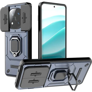 Xiaomi Redmi Note 14 Pro 5g Kılıf, [tam Kamera Koruması] [360° Dönebilen Destek Halkası] Askeri Sınıf Sert Koruyucu Telefon Kılıfı Kapağı (Yurt Dışından)