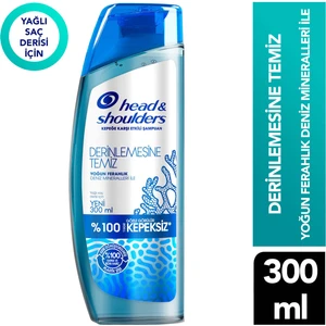 H&S Şampuan Derinlemesine Temiz Yoğun Ferahlik Deniz Mineralleri 300 Ml