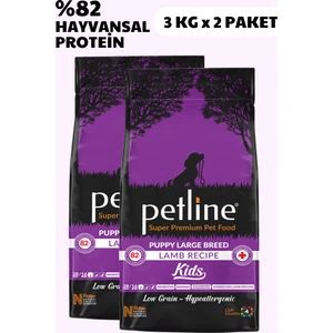 Kuzu Etli Yavru Köpek Maması 6 kg (2X3KG) - Kids