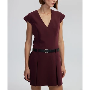 Kemerli V Yaka Elbise IW6240002476035