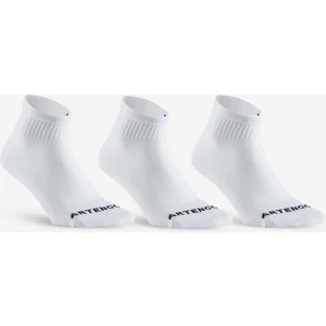 Artengo Tenis Çorabı - Orta Boy Konç - 3 Çift - Beyaz - RS 100