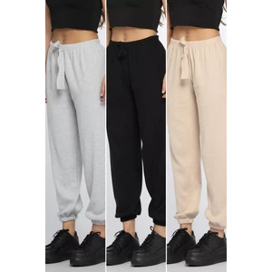 Fitilli Paça Lastikli 3 Lü Pantolon