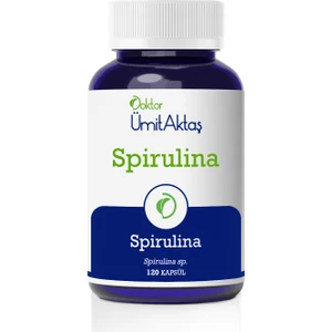 Dr. Ümit Aktaş Spirulina 120 Kapsül - Gıda Takviyesi