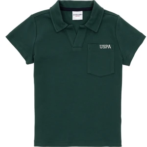 U.s. Polo Assn. Erkek Çocuk Koyu Yeşil Tişört 50295438-VR079