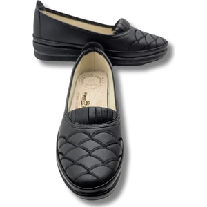 Çiğdem Kundura Playa Kadın Suni Deri  Ayakkabı - Playa - Black - 40