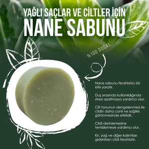 Yağlı Saçlar ve Ciltler İçin Nane Sabunu