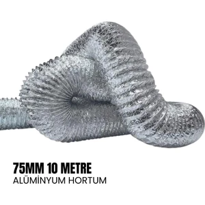 Shuıvan Dizel Isıtıcı 75MM Flexible Hava Hortumu 10 Metre - Alüminyum
