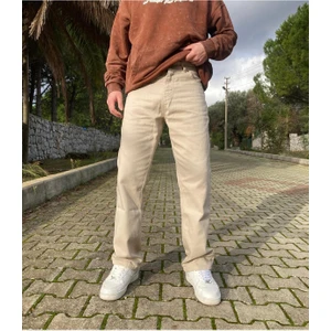Oray Store  Taş Rengi Baggy Pantolon