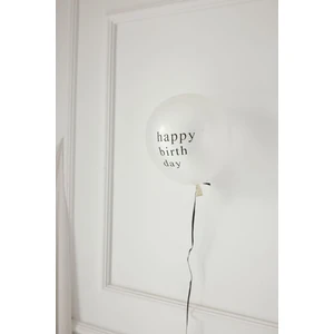 Kukuleta Happy Birthday Şeffaf Balon Parti Dekorasyonu İçin 10 Adet Zarif Tasarım
