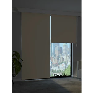 Krem Karartma Blackout Stor Perde Metal İthal Kasa Işık geçirmez