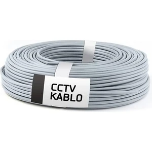 2+1 100MT Bakır Cctv Kablosu 2X0,22X0,33