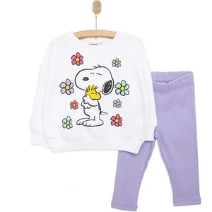 Snooze Baby Snoopy Snoopy Kız Sweatshirt - Tayt Kız Bebek