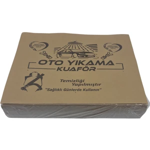 Oto Kağıt Paspas Kraft, Dayanıklı Oto Yıkama Kağıt Paspas 110 Gram 500 Adet
