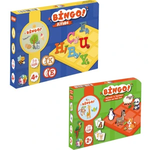 Bingo Alfabe- Bingo Hayvanlar ve Yiyecekleri