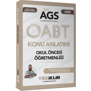 Yediiklim Yayınları 2025 Meb Ags Öabt Okul Öncesi Öğretmenliği Konu Anlatımı - Hasan Sanlı
