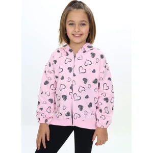 Kız Çocuk Kapüşonlu Hırka