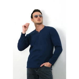 5524 Yeni Sezon V Kesim Düğmeli Kaşkorse Kazak