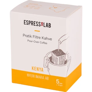 Kenya Nyeri Imara Ab Pratik Filtre Kahve - 5 Adet | Hızlı Ve Kolay Demleme