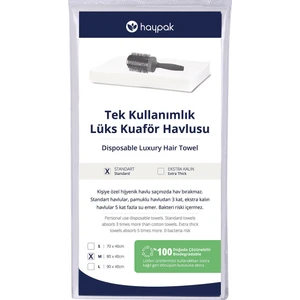 Tek Kullanımlık Kuaför Havlu 40X80 Cm 40 Adet