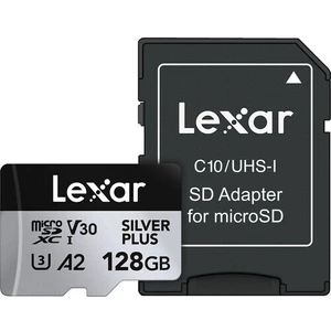 128GB Silver Plus 205MB 4K V30 Uhsı Micro Sd Hafıza Kartı