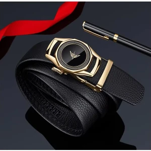 William Polo Williampolo  Deri Erkek Gold Tokalı Kemer