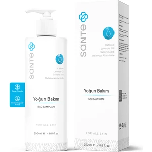 Sante Plus Yağlı Saçlar İçin Kepek Karşıtı Yoğun Bakım Şampuanı 250 ML