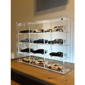 Hot Wheels Model Araba Sergileme Standı (Şeffaf)
