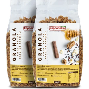 Chia, Keten, Bal ve Tarçınlı Granola 300 gr - 2'li