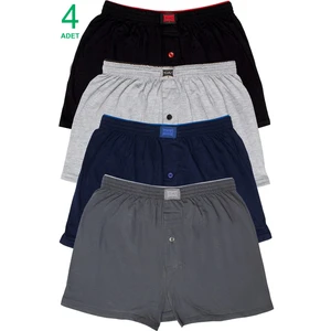 4 Adet Erkek Penye Havlu Bel Boxer Karışık Renk