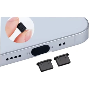 Emre Bilişim Apple iPhone Type-C 15-15PRO-15PLUS-15PRO-MAX Toz ve Kir Önleyici Şarj Soketi Koruyucu Tıpa 2 Adet