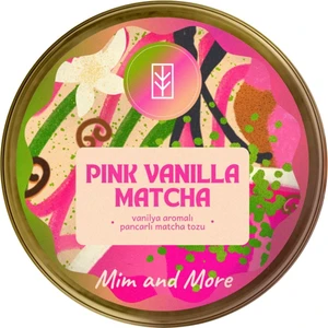 Mim And More Vanilya Aromalı Pembe Superfood Matcha tozu 25 gr