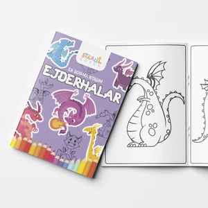 İlk Boyama Kitabım - Ejderhalar