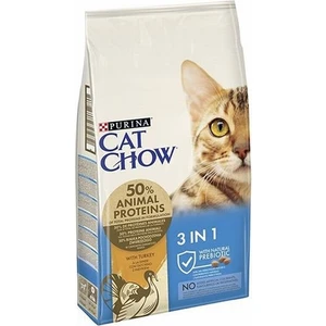 Cat Chow 3 İn 1 Feline Hindili Yetişkin Kedi Maması 15 Kg