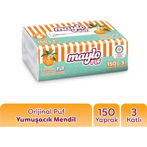 Mandalina Kokulu Çek Kullan Puf Mendil 150 Yaprak