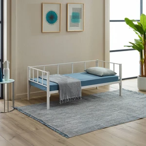 Atlas Tek Kişilik Metal Karyola, Daybed, Divan, Sedir 90X190