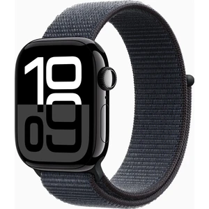 Watch Series 10 GPS, 42 mm Simsiyah Alüminyum Kasa ve Mürekkep Moru Spor Loop