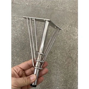 15 cm Venüs Model Krom Metal Mobilya - Dolap - Koltuk - Tv Ünitesi Ayağı