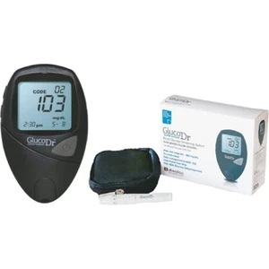 Gluco DR Gluco Dr Şeker Cihazı ve 50 Li Strip Geniş LCD Ekranlı Güvenilir Ölçüm Aralığı