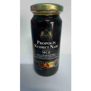 Propolis Kudret Narı Katkılı Muz Aromalı Keçiboynuzu (Harnup) Özü 310 gr