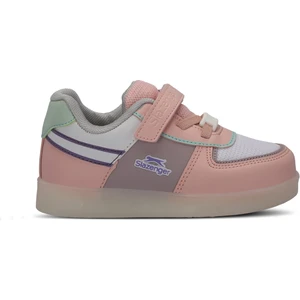 PERLE Kız Çocuk Sneaker Koşu & Yürüyüş Ayakkabısı Beyaz / Pembe