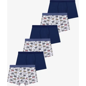 Erkek Çocuk 6'lı Pamuklu Boxer