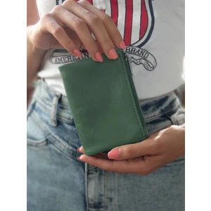 C13 Yd  Deri Fermuarlı Yumuşak Cüzdan