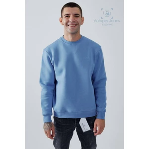 Autopsy Jeans Kabartma Baskıl Bisiklet Yaka Unisex Sweatshirt