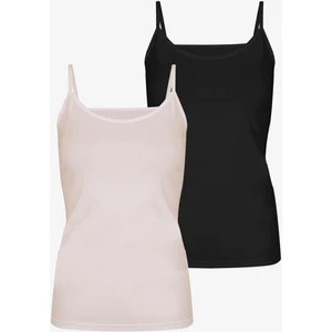 Kadın 2'li Pamuklu Basic İp Askılı Atlet