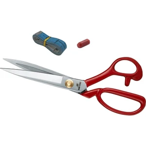 Hard Steel Kırmızı Saplı Paslanmaz Çelik Somunlu 10INÇ Makas /  HS-1104 (10")
